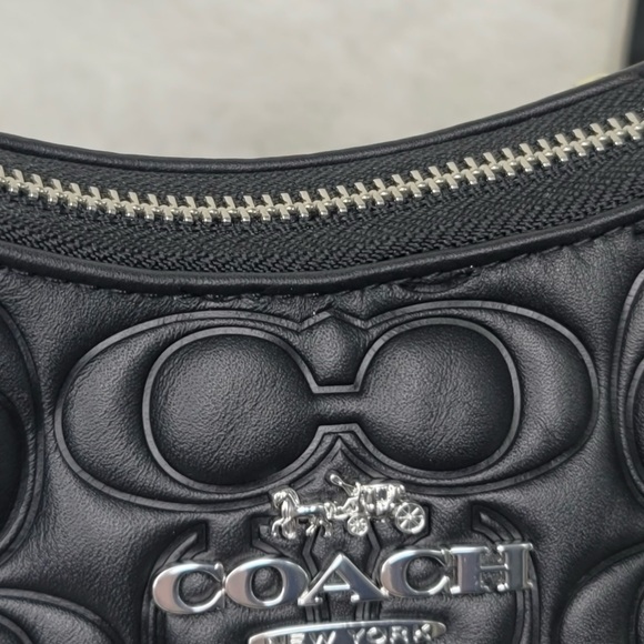 🔥SALE COACH 2 SET Black Signature 3-in-1 Handbag Shoulder Bag Crossbody Purse - Picture 8 of 16